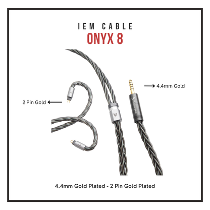 Verus Audio Onyx 8 — 8 Braid Coaxial Pure Silver & PCUHD Copper Cable