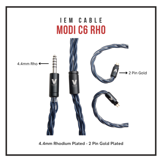 Verus Modi C6 (OFC SPC Litz Coaxial Structure Cable for IEMs or Headphones)