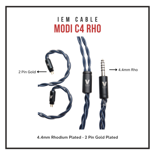 Verus Modi C4 (OFC SPC Litz Coaxial Structure Cable for IEMs or Headphones)